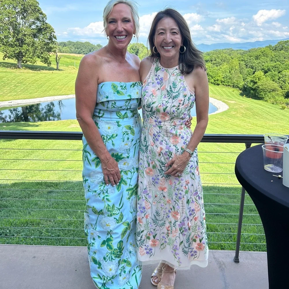 Lula Kate Eva Bodice with Straight Skirt Floor in Camellia Jacquard - Picture 4 of 4